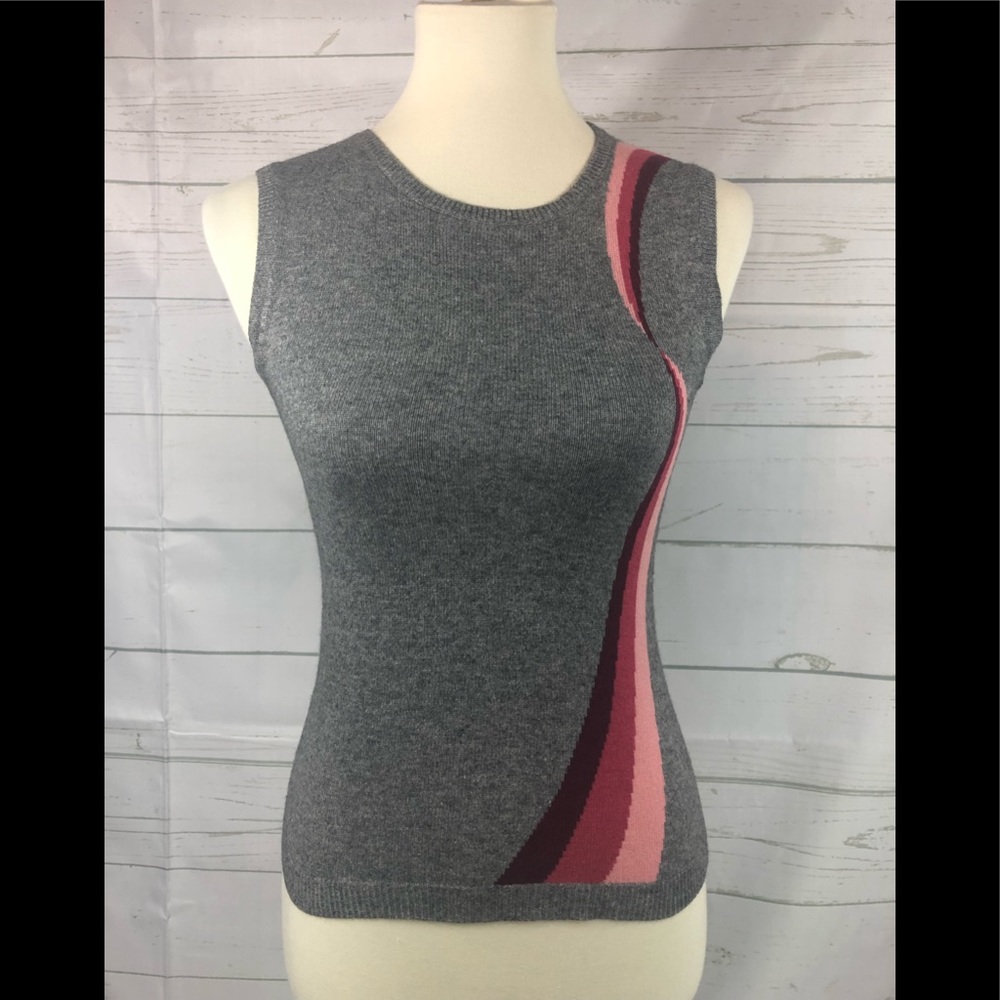 BCBGMaxAzria grey sweater vest